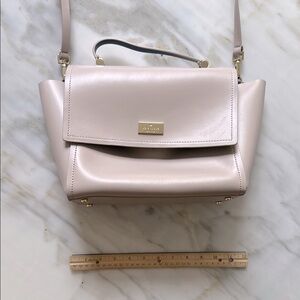 Kate Spade Beige Leather Shoulder Bag